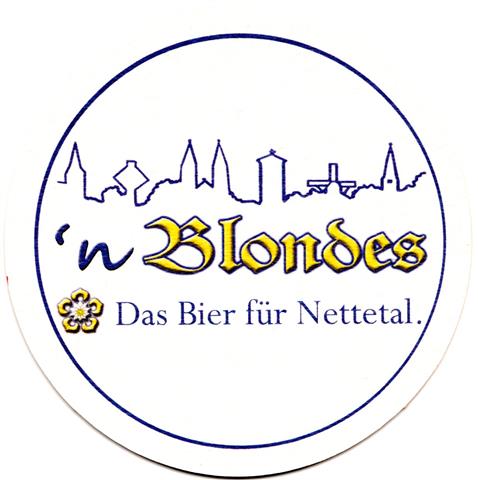 nettetal vie-nw blondes rund 2a (205-n blondes-das bier-blaugelb)